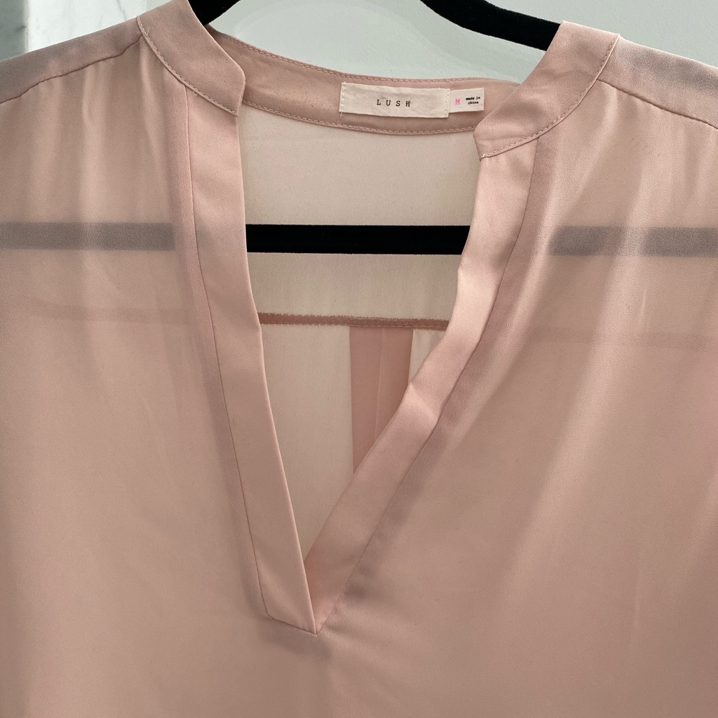 Lush Blush Colored Blouse